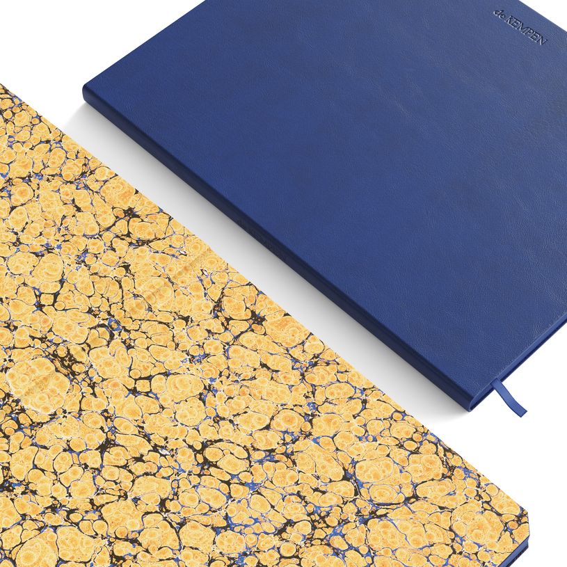 5412303354752-Agenda weekly planner de KEMPEN Blue Note – format L – bleu – Brepols--4