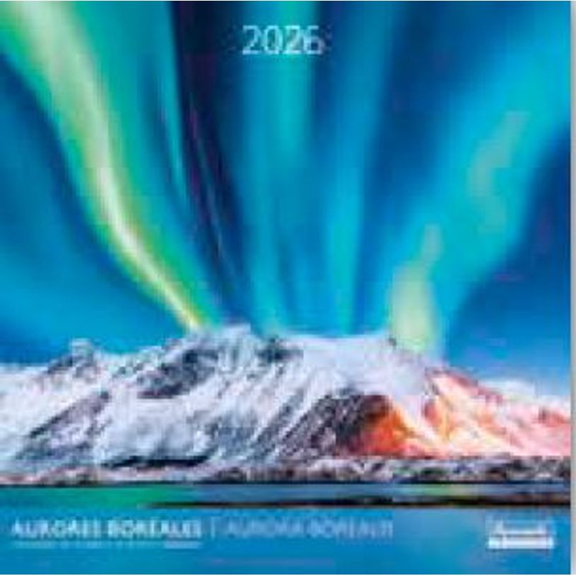 3494150173757-Calendriers 30x30cm 16 mois Aquarupella - Aurores boréales--0