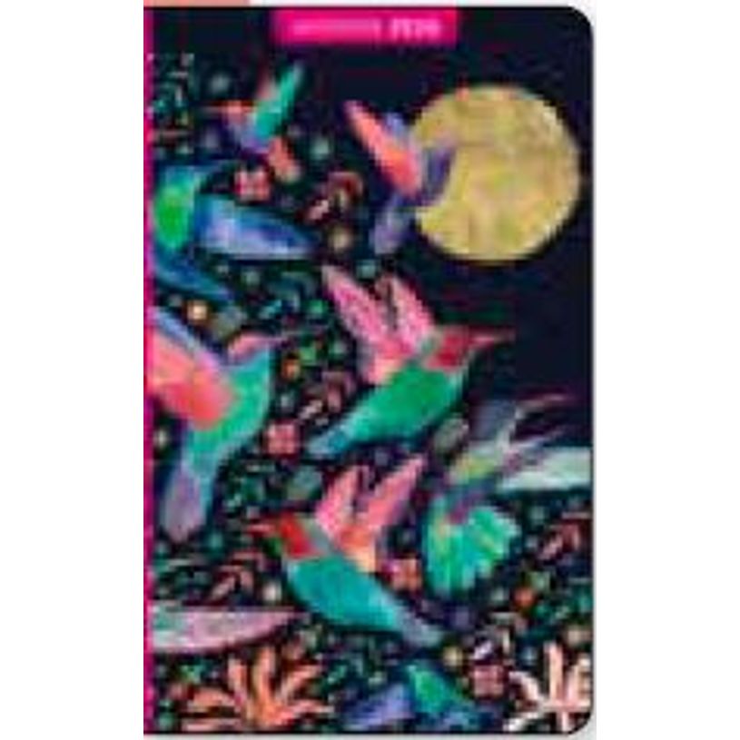 3494150175003-Agenda 10x16cm 12 mois Aquarupella -Colibris --0