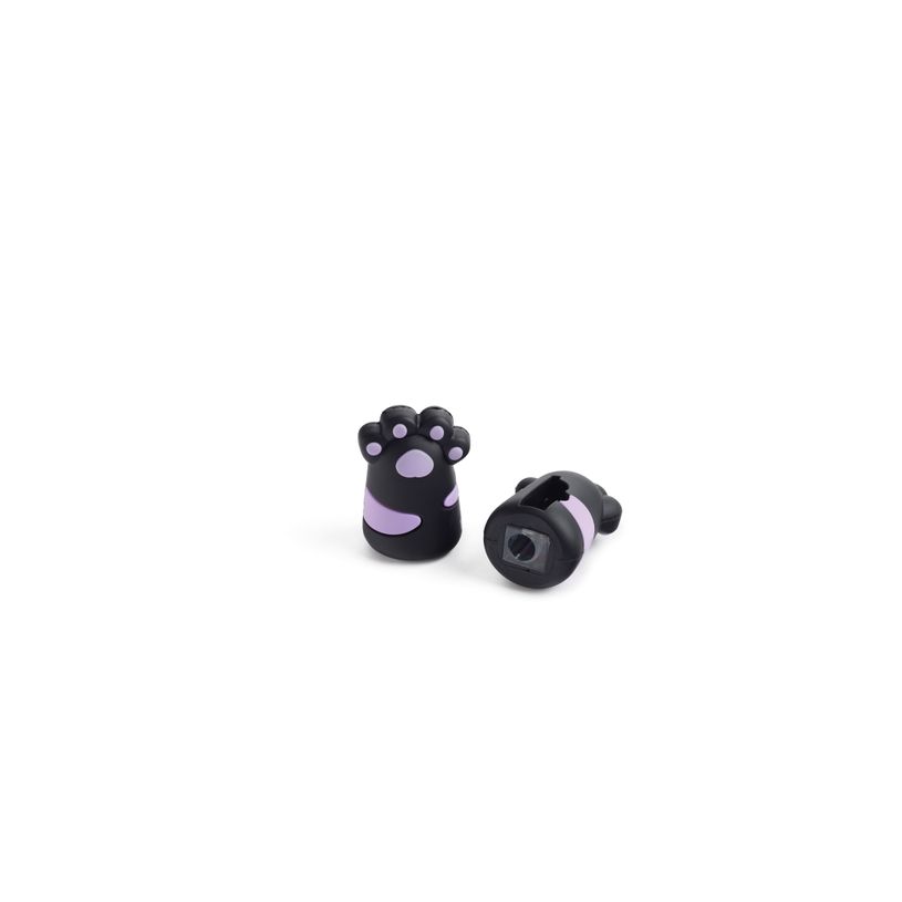 8422593120194-Back2Fun -  taille-crayons mignon en forme de patte de chat noire -  fournitures scolaires originales--1