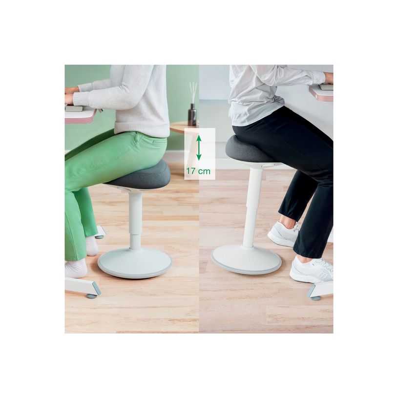 4002432138401-Leitz Ergo Active - Tabouret - ergonomique - triangulaire - pivotant - tissu recyclé à 1-P_405245712_5-6