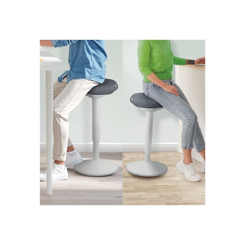 4002432138425-Leitz Ergo Active - Tabouret de bureau sur pied - ergonomique - triangulaire - pivotant - -P_405245714_4-5