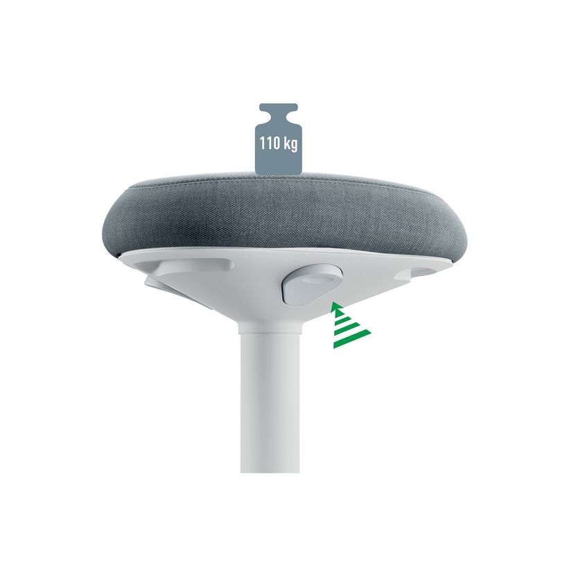 4002432138425-Leitz Ergo Active - Tabouret de bureau sur pied - ergonomique - triangulaire - pivotant - -P_405245714_8-2