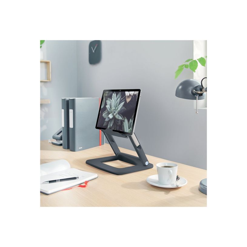 4002432138340-Leitz Ergo - Support pour ordinateur portable - réglable, multi-angle - 13" - 15" - gris-P_405245718_10-3