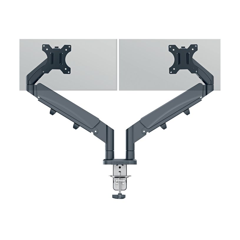 4002432134687-Leitz Ergo - Kit de montage (spring-assisted dual arm) - pour 2 écrans LCD - space saving - métal - gris fonc-P_405245721_8-3