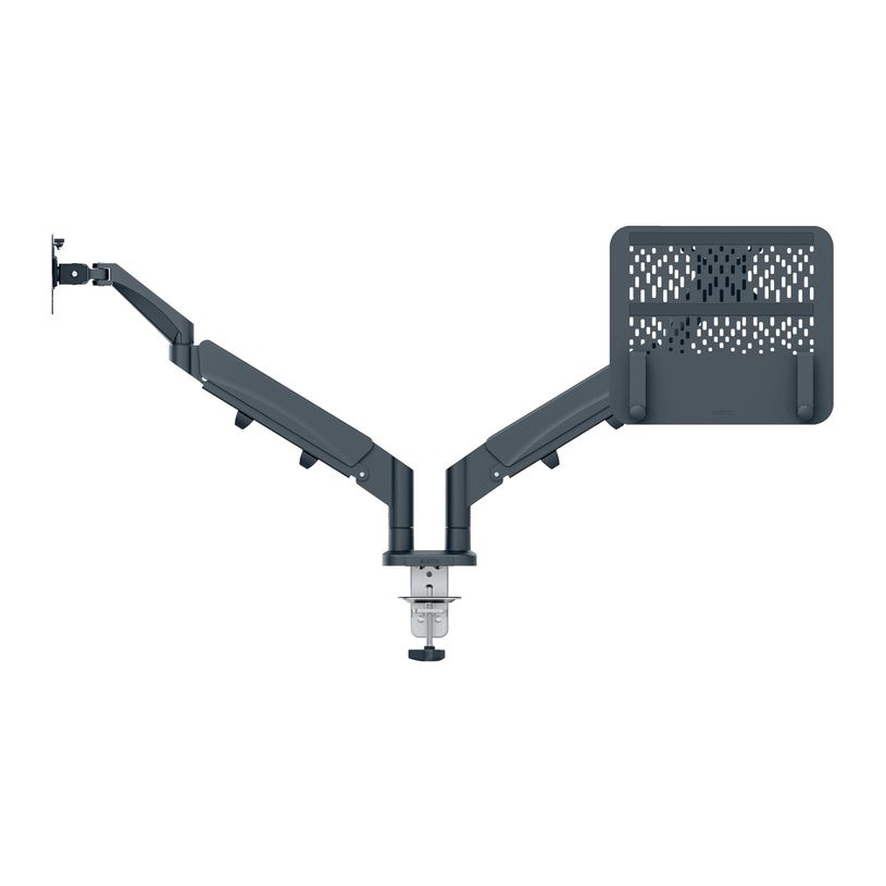 4002432134700-Leitz Ergo - Kit de montage (spring-assisted dual arm) - pour 2 écrans LCD ou écran LCD et ordinateur portable - space saving - gris fonc-P_405245722_6-2
