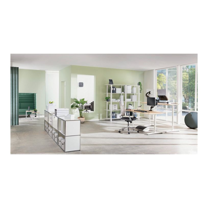 4002432134755-Leitz Ergo Active - Chaise à billes - ergonomique - housse en tissu - gris foncé-P_405245724_8-11