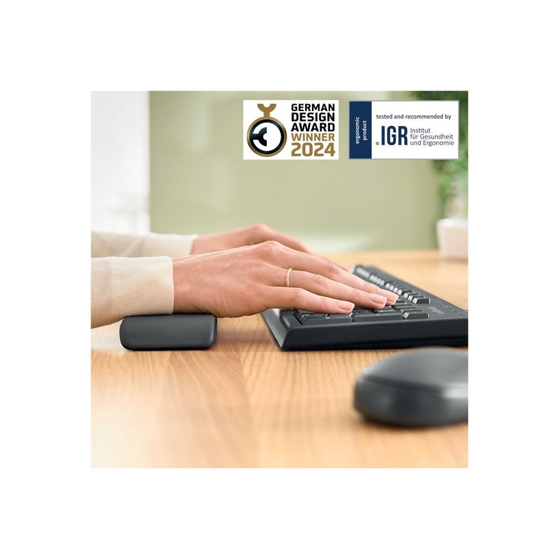 4002432134861-Leitz Ergo - Repose-poignet pour clavier - adjustable - gris foncé-P_405245733_3-4
