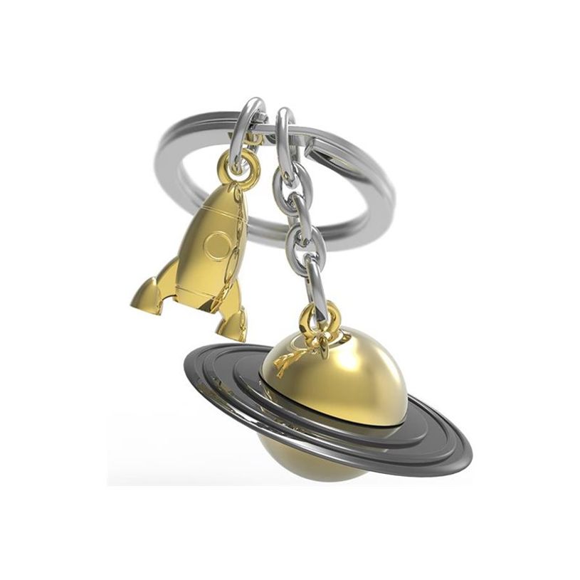 5404006043903-Metalmorphose - Porte-clés - Saturn with moving middle ring + rocket - alliage de zinc, s-P_405245956_1-0