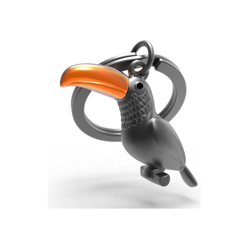 5404006047765-Metalmorphose - Porte-clés - toucan - alliage de zinc - rose gold, noir-P_405245966_1-0