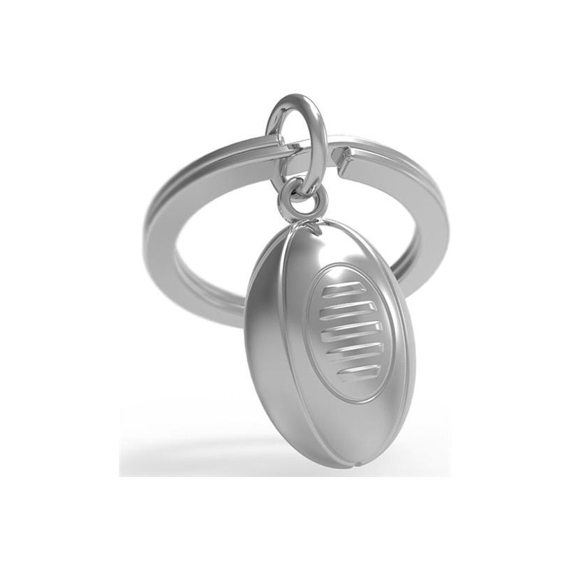 5404006030996-Metalmorphose - Porte-clés - rugby - alliage de zinc - shiny chrome-P_405246019_1-0