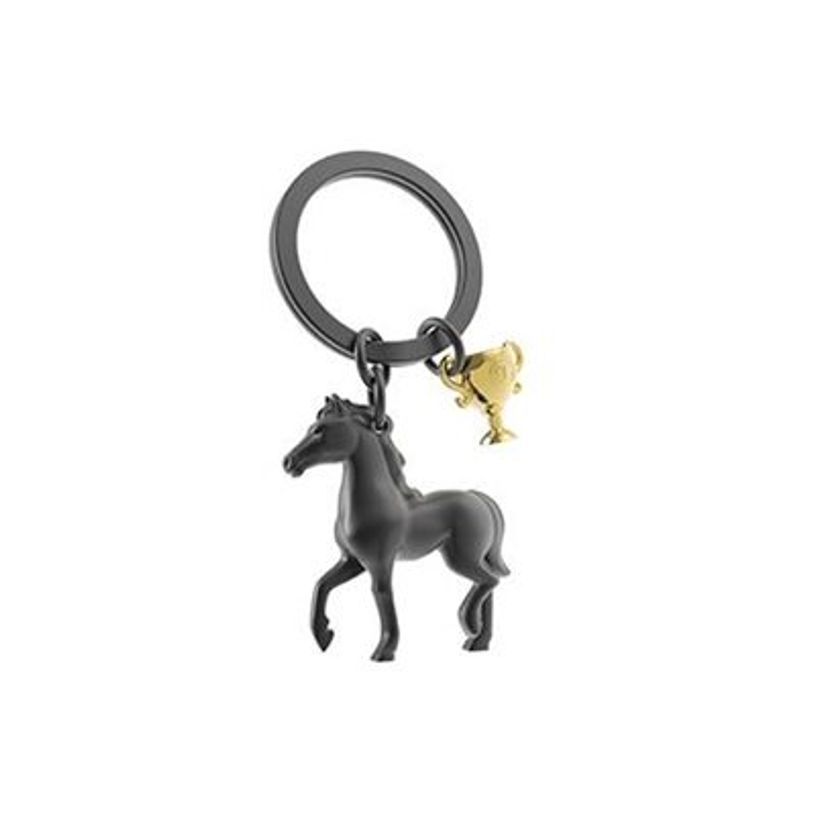 5404006049004-Metalmorphose - Porte-clés - cheval noir et son trophée-P_405246025_5-2