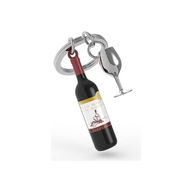 5404006049783-Metalmorphose - Porte-clés - bouteille de vin et son verre-P_405246040_1-0