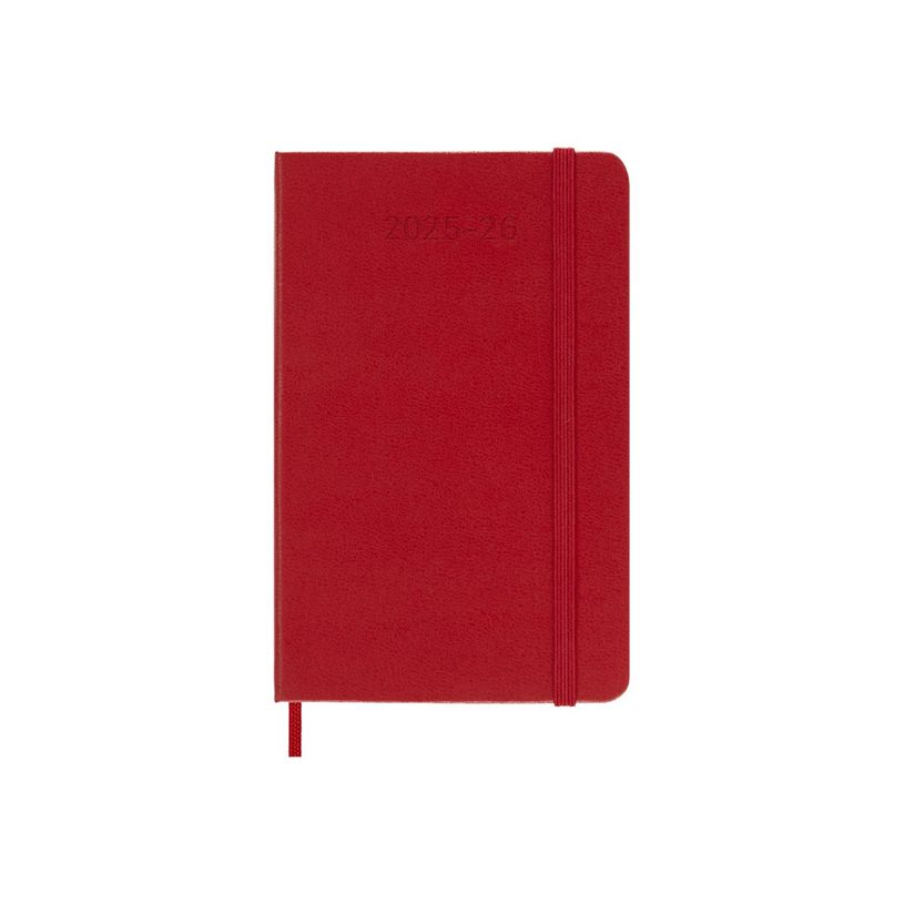 8056999275457-Moleskine Classic - Agenda semainier - 18 mois - 90 x 140 mm - couverture rouge écarlate-P_405246282_1-0