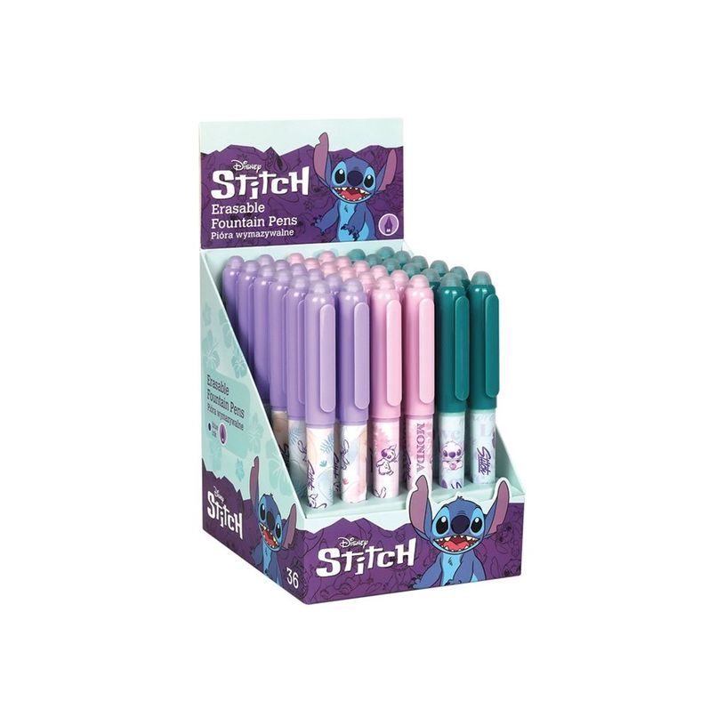 5903686379734-CoolPack Disney - Stylo plume effaçable Stitch - avec gomme - pastel-P_405246334_1-0