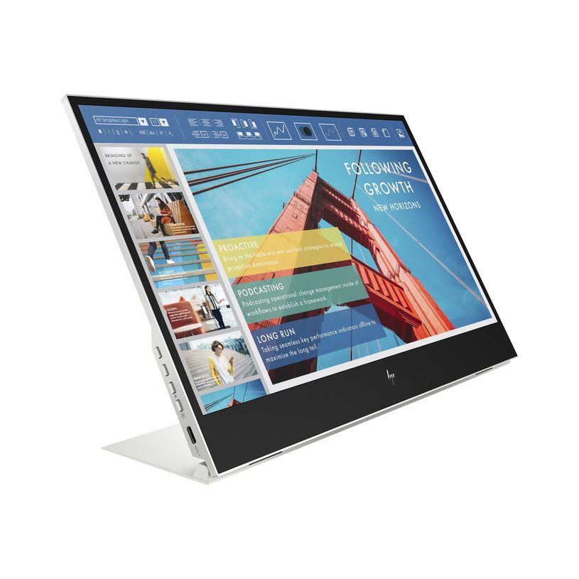 0195122635008-HP E14 G4 Portable - Écran LED - 14" - portable - 1920 x 1080 Full HD (1080p) @ 60 Hz - IPS - 400 cd/m² - 800:1 - 5 ms - 2xUSB-C - support en argent - pour HP EliteBook 745 G5, -P_405246677_3-1