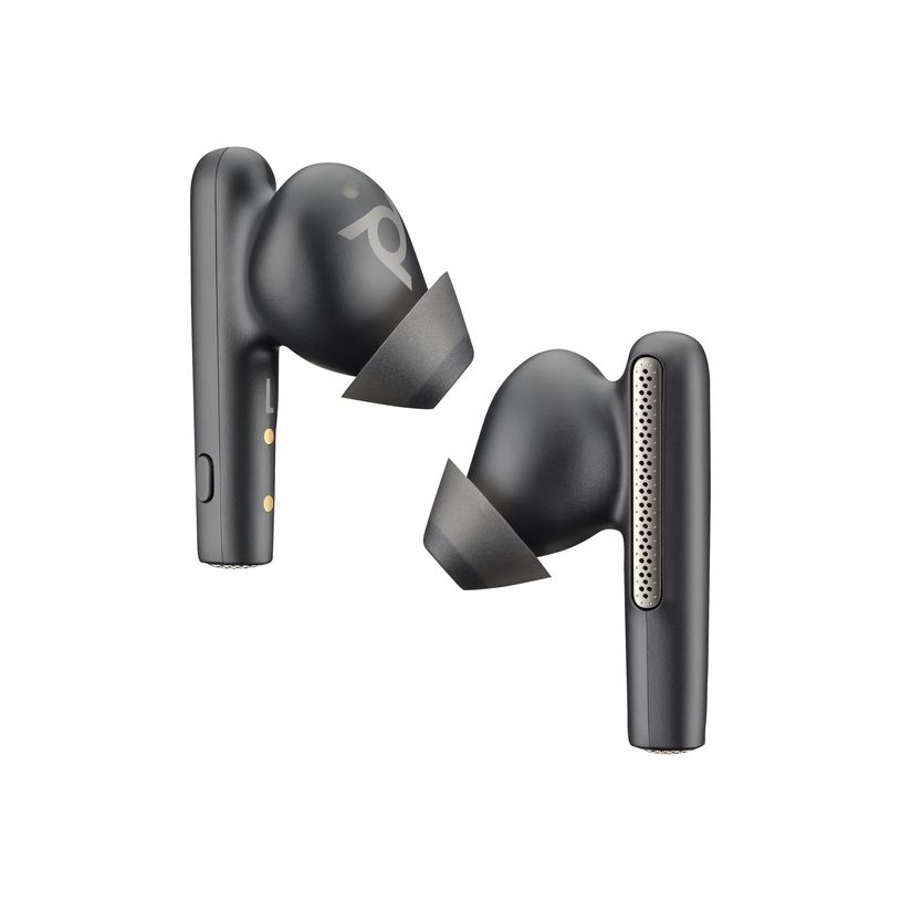 0197497053852-Poly Voyager Free 60+ - Écouteurs sans fil avec micro - intra-auriculaire - Bluetooth - Suppresseur de bruit actif - USB-A via adaptateur Bluetooth, jack 3,5mm - noir de charb-P_405246691_3-7
