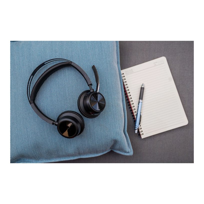 0197029504524-Poly Voyager Focus 2 - Micro-casque - sur-oreille - Bluetooth - sans fil, filaire - USB-C via un adaptateur Bluetooth - noir -P_405246693_10-16