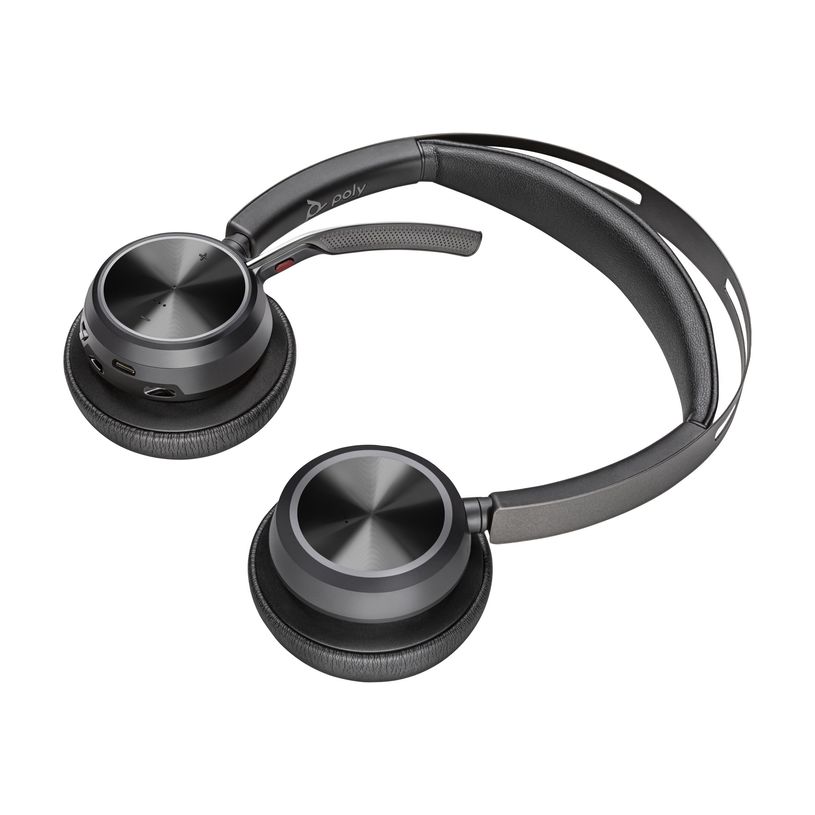 0197029504524-Poly Voyager Focus 2 - Micro-casque - sur-oreille - Bluetooth - sans fil, filaire - USB-C via un adaptateur Bluetooth - noir -P_405246693_37-18