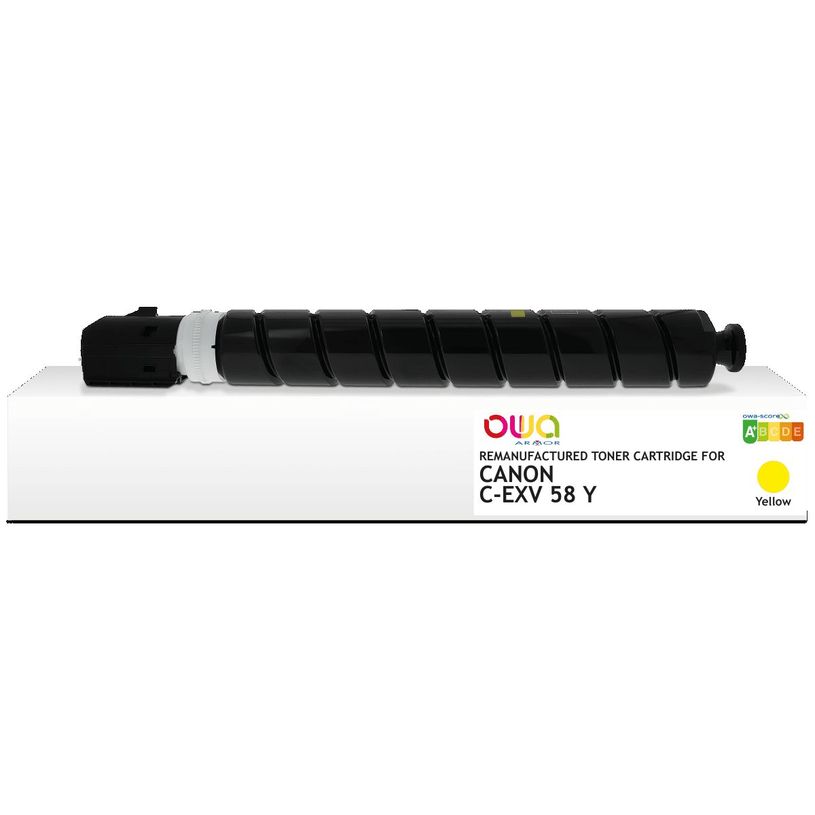 3112539993962-Cartouche laser remanufacturée Canon C-EXV58 - jaune - Owa-P_405246713_1-0