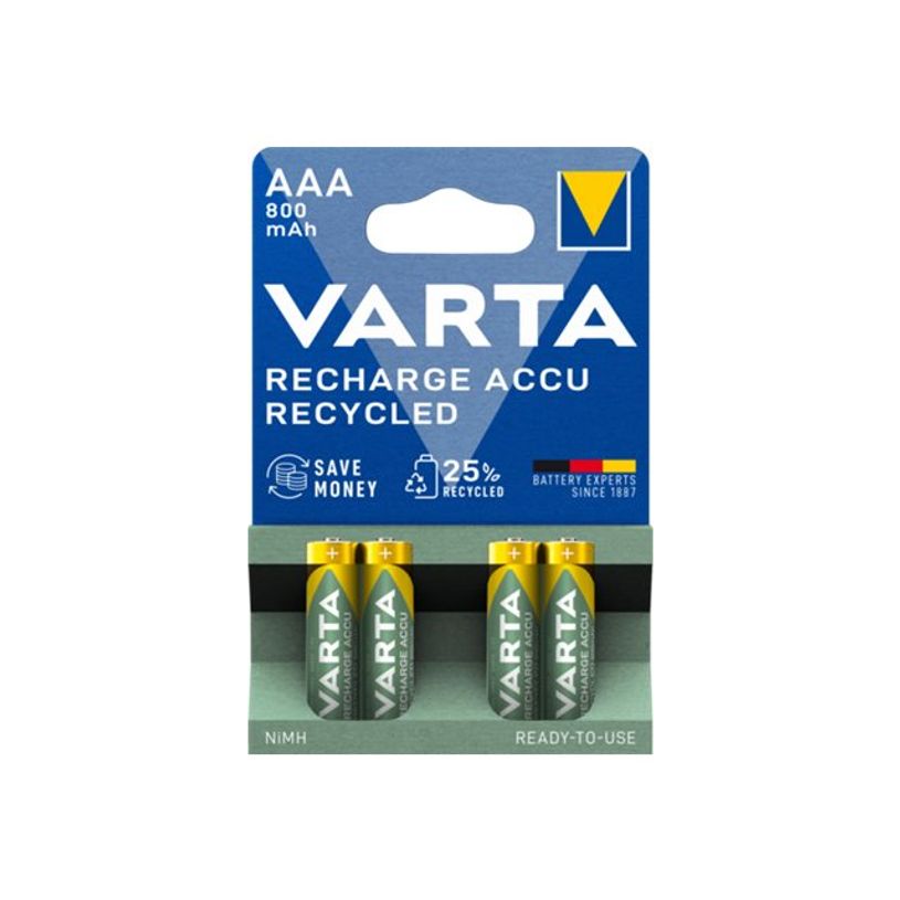 4008496636372-Varta - Piles rechargeables - 4 x AAA / HR03 - NiMH - 800 mAh-P_405246729_1-0