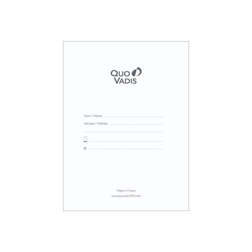 3371010529988-Quo Vadis Fantasy - Carnet de notes - A5 - 48 feuilles / 96 pages - couverture marron-P_405247288_2-1