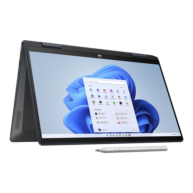 198828818607-HP Pavilion x360 Laptop 14-ek2020nk - Conception inclinable - Intel Core 5 - 120U / jusqu'à 5 GHz - Win 11 Familial monolingue - Intel Graphics - 8 Go RAM - 512 Go SSD NVMe, TLC - 14" IPS écran tactile 1920 x 1080 (Full HD)-P_405247363_14-11