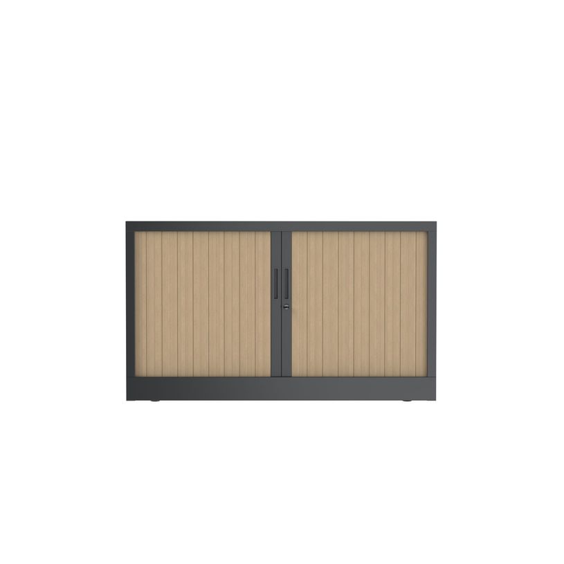 3700339996094-Réhausse pour armoire à rideaux metalliques -  L120 x H43 x P43cm - corps anthracite/rid-P_405247688_1-0