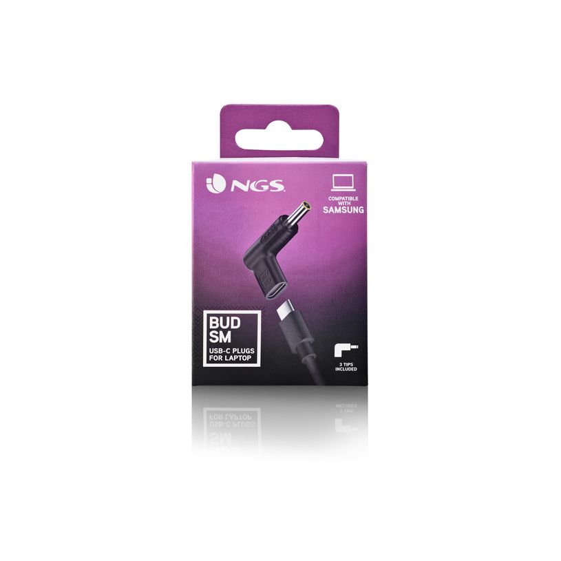 8435430625295-NGS BUD-SM - Kit adaptateur de connecteur d'alimentation - Alimentation USB (100 W) - noir-P_405248143_7-5