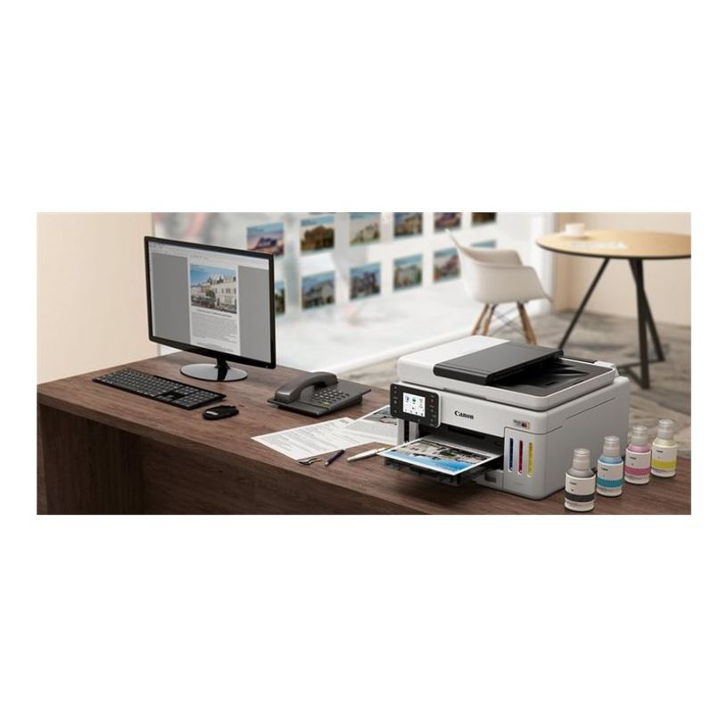 4549292240375-Canon MAXIFY GX6150 MegaTank - Imprimante multifonctions - couleur - jet d'encre - CISS - Legal (216 x 356 mm), A4 (210 x 297 mm) (original) - A4/Legal (support) - jusqu'à 24 ipm (impression) - 350 feu-P_405248151_3-7