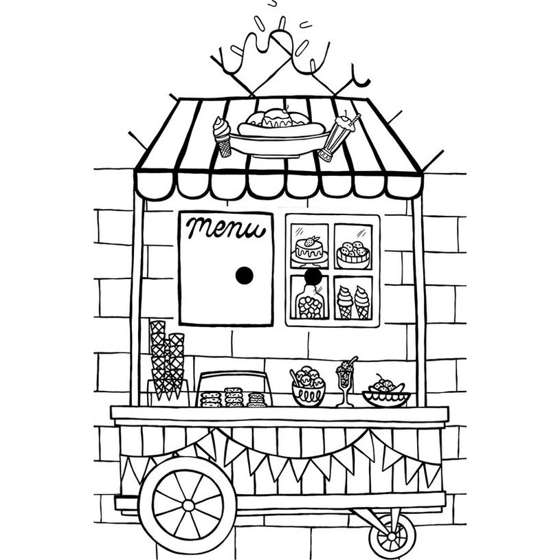 0043859799251-Bankers Box - Maison restaurant en carton ondulé à colorier-P_405248379_3-2