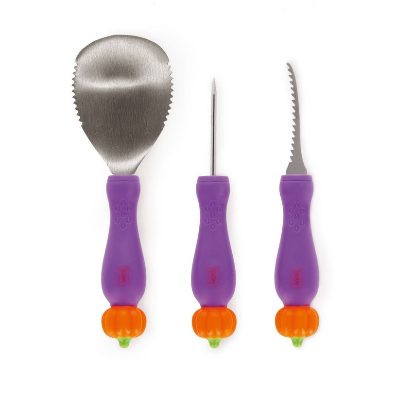 8052694040093-Legami - Kit de sculpture pour citrouille d’Halloween - Carve & Scare--2