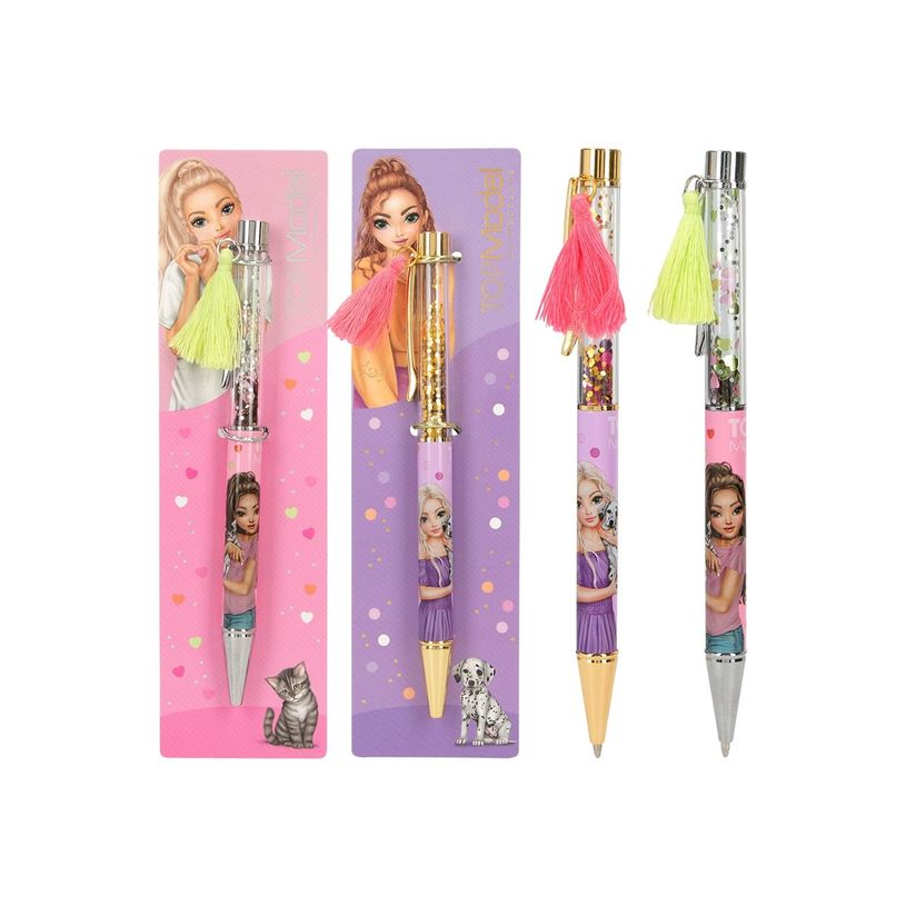 4010070669263-TOPModel - Stylo à bille - disponible en différents designs - bleu - rétractable-P_405249054_1-0