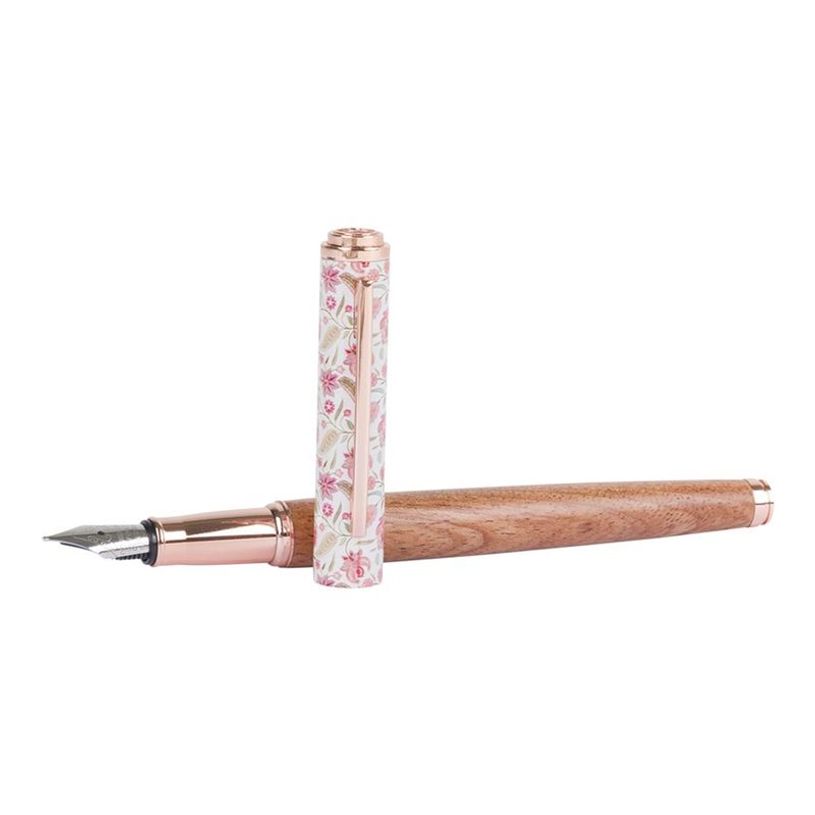 3664447212012-Oberthur Bahia - Stylo plume - batik floral -P_405249581_4-2