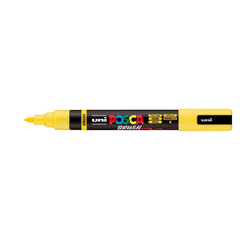 4902778311745-Posca – Marqueur peinture pointe moyenne – jaune--0