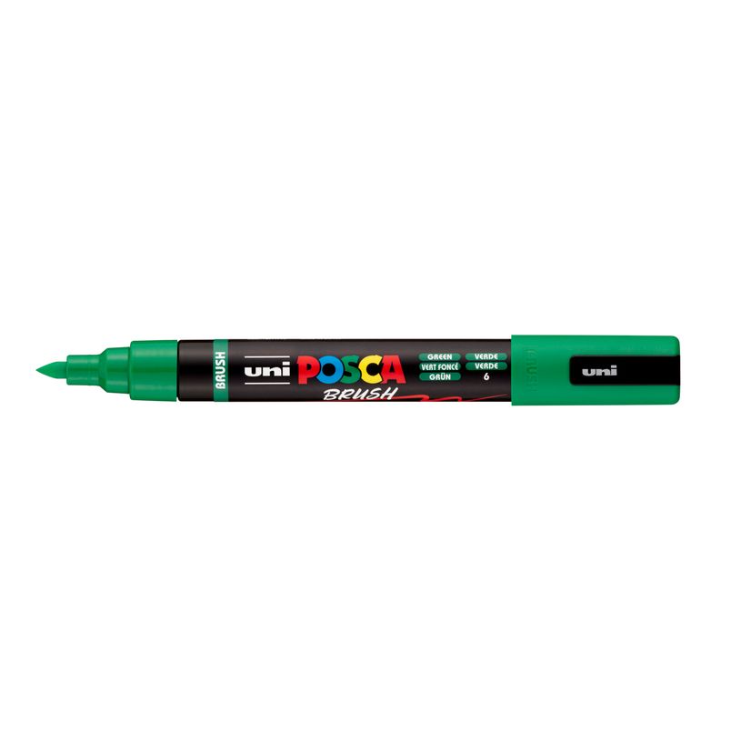 4902778311776-Posca – Marqueur peinture pointe moyenne – vert foncé--0