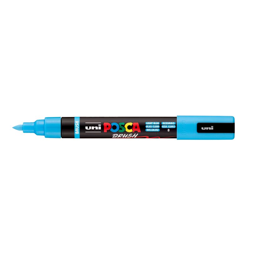 4902778311783-Posca – Marqueur peinture pointe moyenne – bleu clair--0