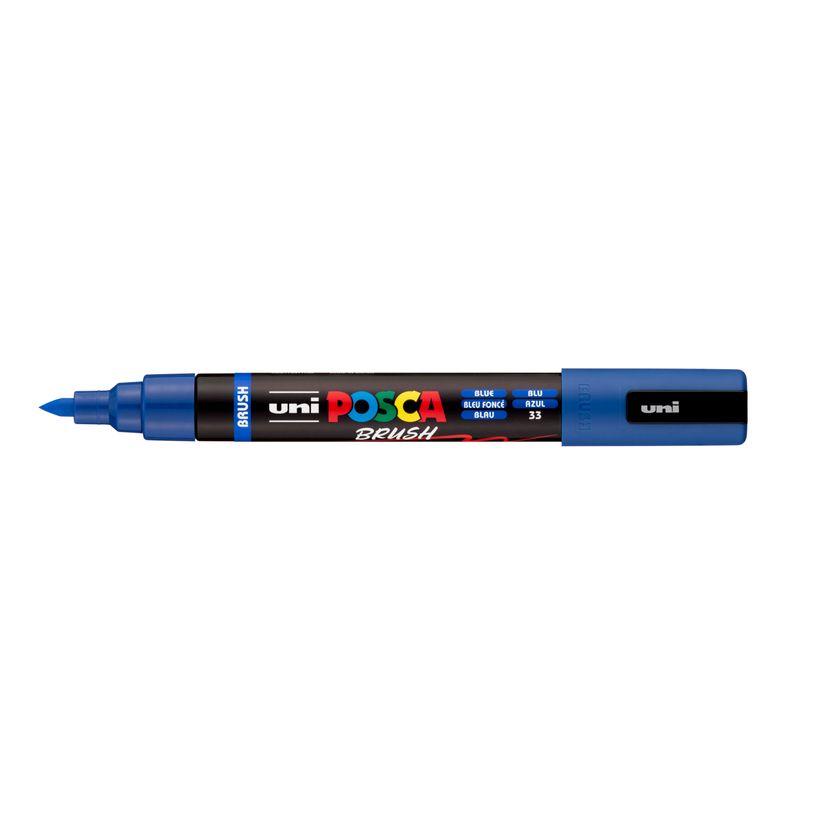 4902778311790-Posca – Marqueur peinture pointe moyenne – bleu foncé--0
