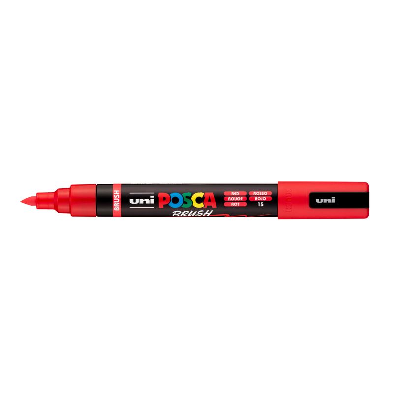 4902778311820-Posca – Marqueur peinture pointe moyenne – rouge--0
