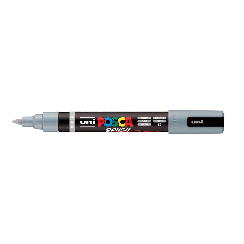 4902778311844-Posca – Marqueur peinture pointe moyenne – gris--0