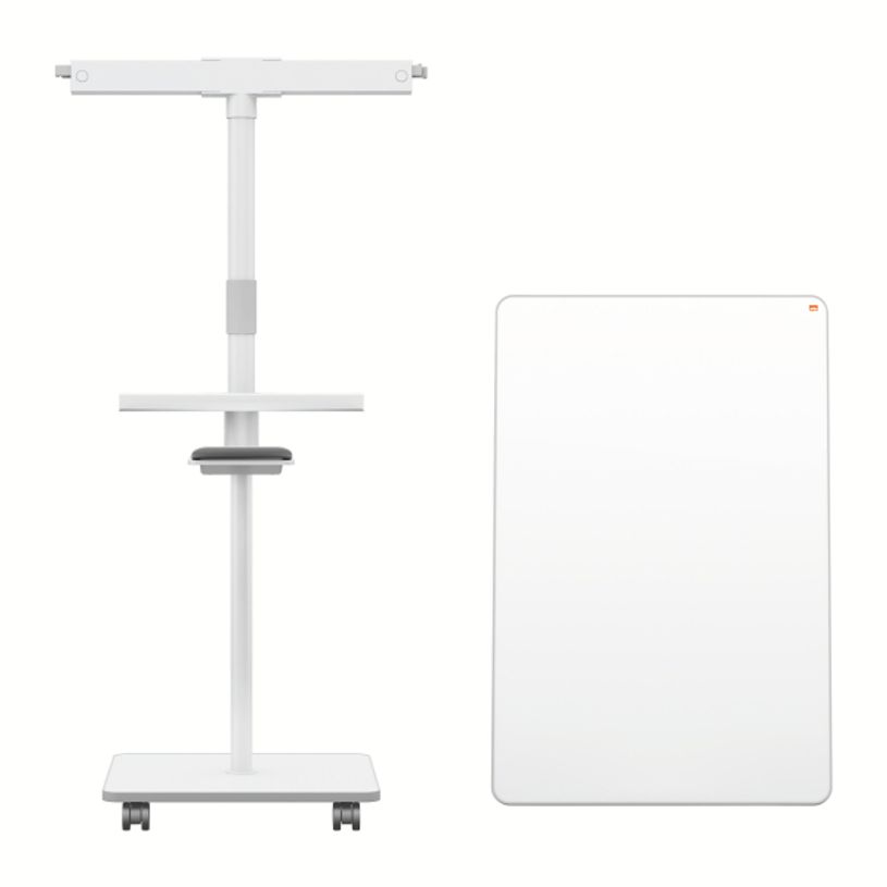 5028252632607-Nobo - Chevalet de conférence mobile - surface acier laqué magnétique - Move & Meet - 700 x 1000 mm--1