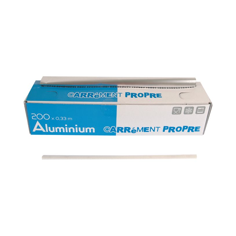 3434030013490-1 rouleau d'Aluminium professionel - 200 x 0.45 ml - boîte distributrice--0