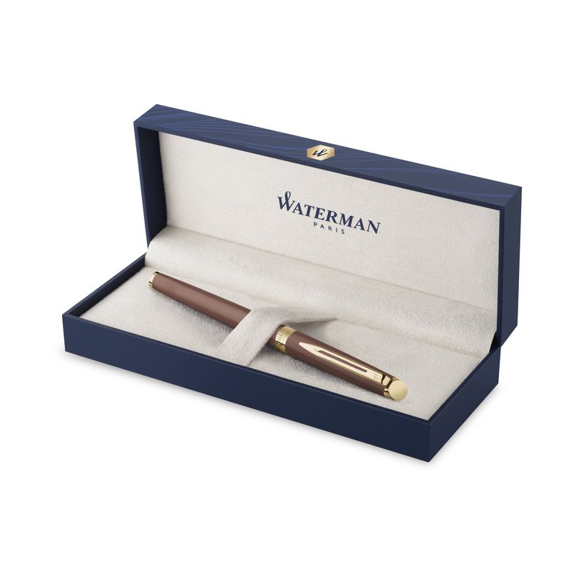3026982179494-Waterman Hémisphère - Roller pointe fine - métallique rouge cuivre - encre noire-P_405252296_1-0