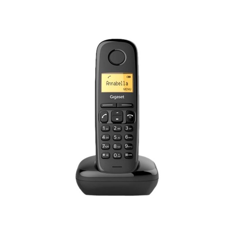 0404052523218-Gigaset A170 - Téléphone sans fil avec ID d'appelant - DECT\GAP - noir-P_405252321_1-0
