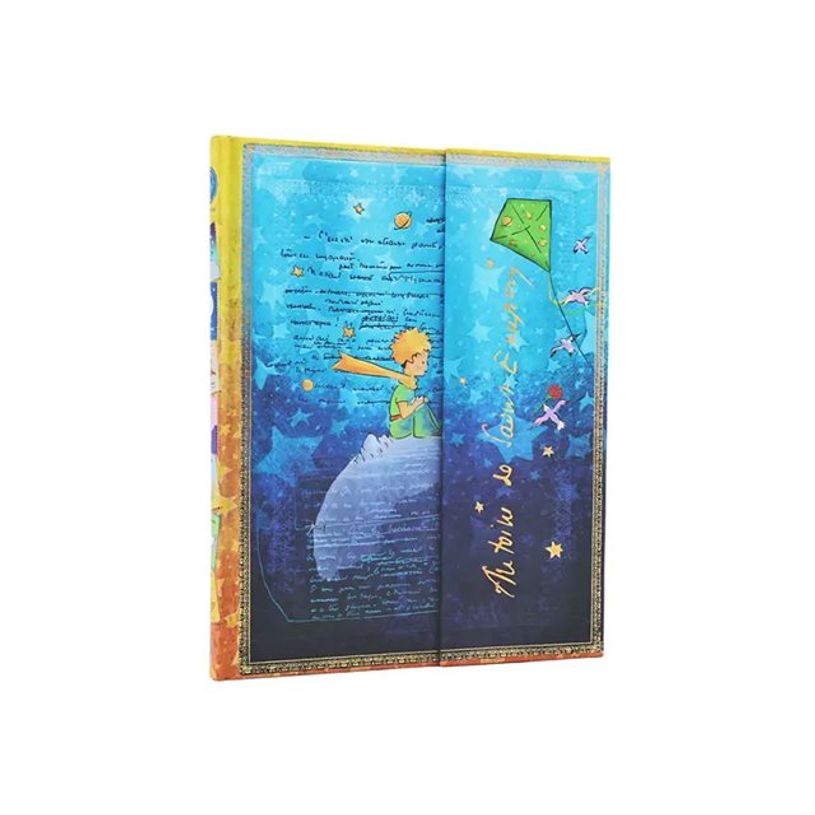 9781439798799-Paperblanks Embellished Manuscripts Collection - Carnet - 180 x 230 mm - ligné - Saint-Exupéry, the little pr-P_405252386_1-0