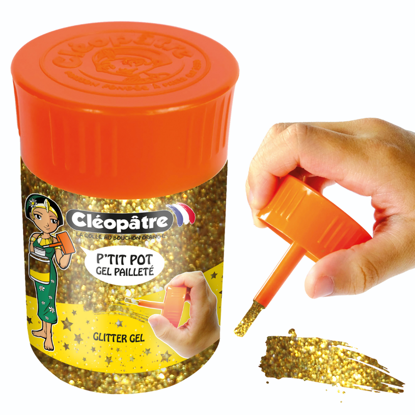 3134725024793-P'tit Pot Pinceau de Gel Pailleté Or 50 ml--0