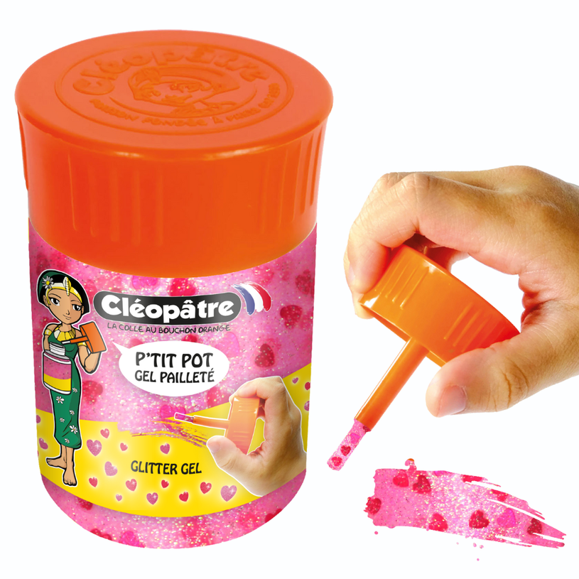 3134725024830-P'tit Pot Pinceau de Gel Pailleté Cœur 50 ml--0