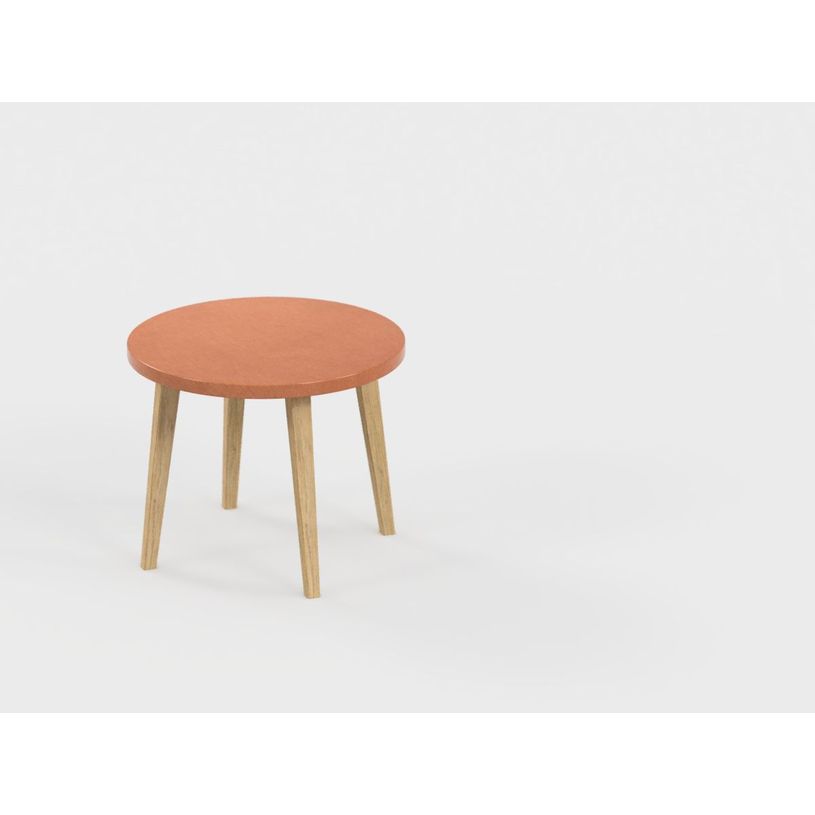 0404052551167-Table de basse - 45X37 cm - Terracotta--0