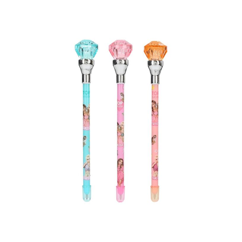 4010070699208-TOPMODEL - Stylo à bille Juicy avec lumière - écriture fluide - design original et colo-P_405255262_1-0