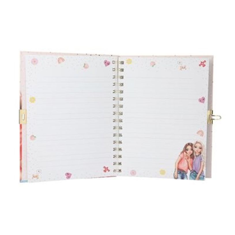 4010070694012-TOPMODEL - Journal avec cadenas et bracelet - 178 x 218 mm-P_405255335_7-4